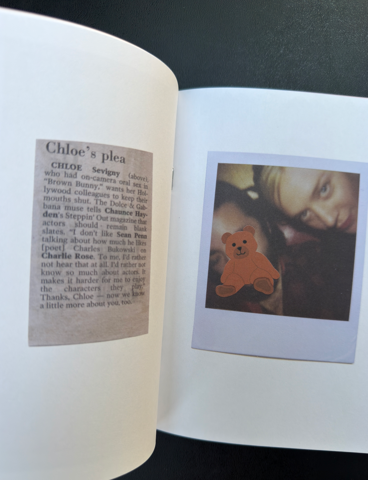 Chloë Sevigny — NO TIME FOR LOVE