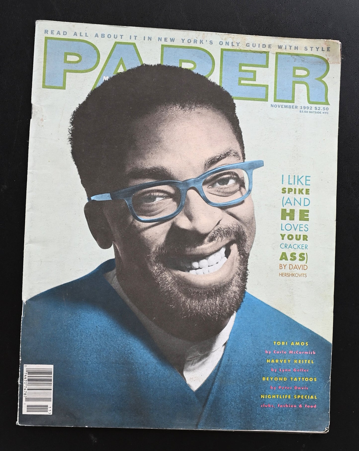 PAPER MAGAZINE NOVEMBER 1992