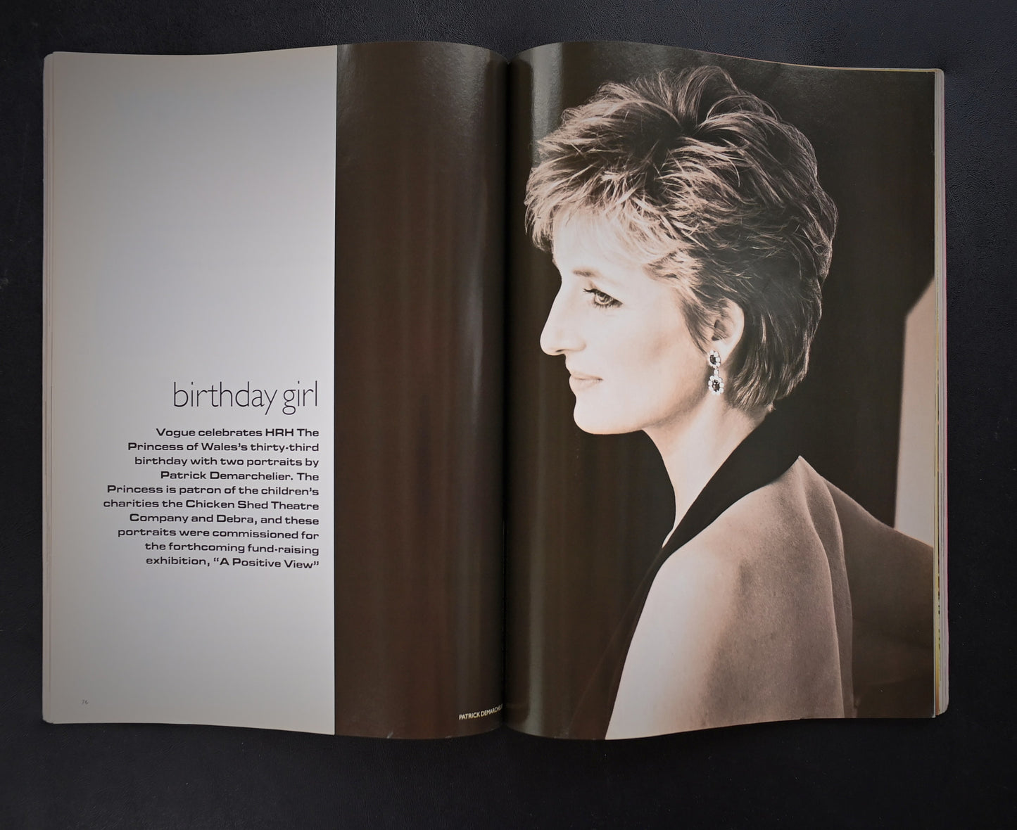 BRITISH VOGUE - PRINCESS DIANA - JULY 1994