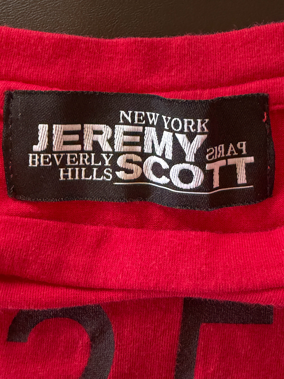 JEREMY SCOTT — “ADMIT ONE” SPRING 2011 ARCHIVAL TOP