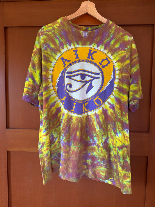VINTAGE 1988 GRATEFUL DEAD “AIKO AIKO” TIE-DYE TEE