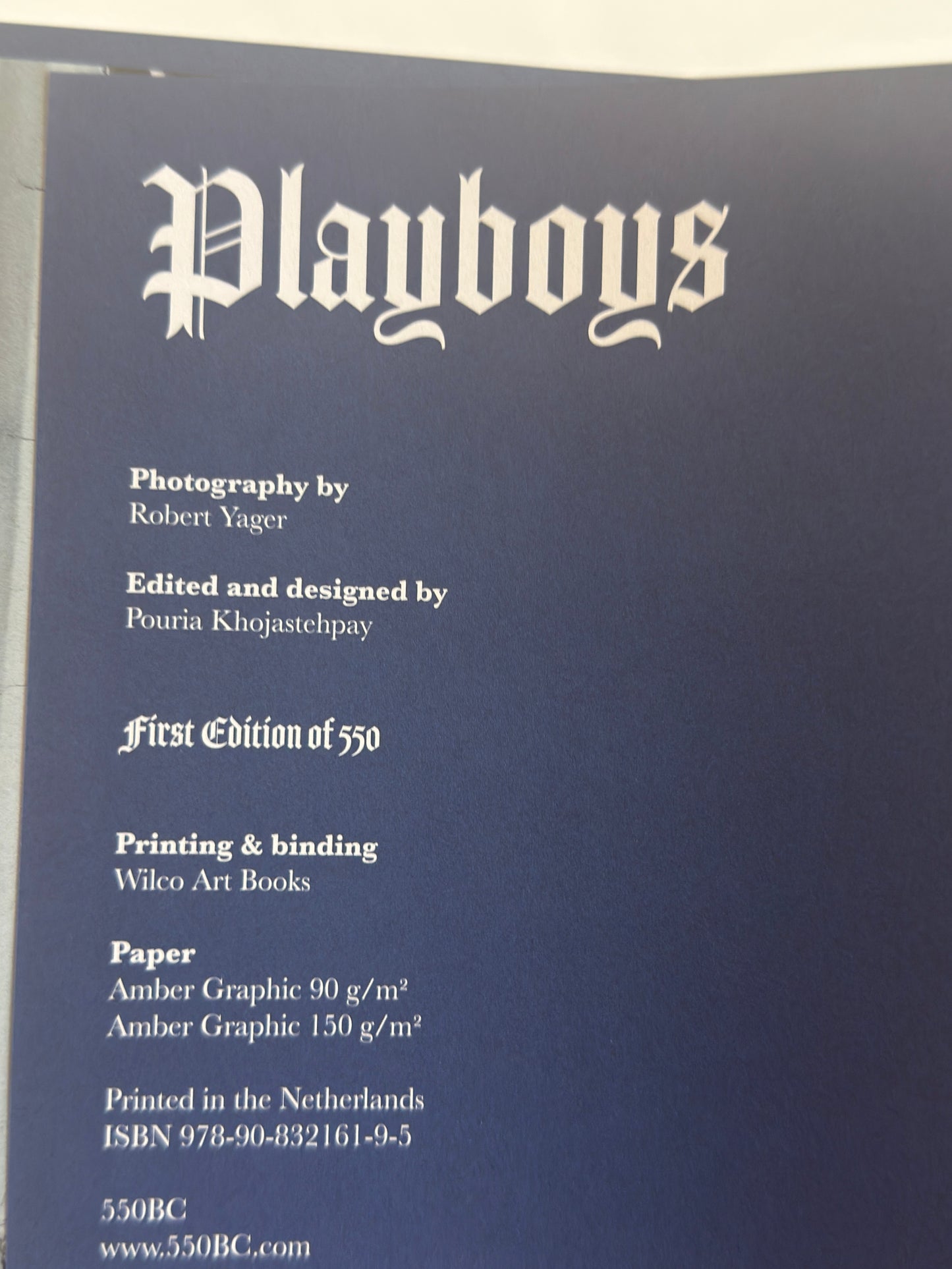 PLAYBOYS by ROBERT YAGER