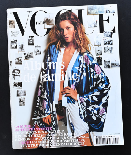 FRENCH  VOGUE DECEMBER 2002 / JANUARY 2003.